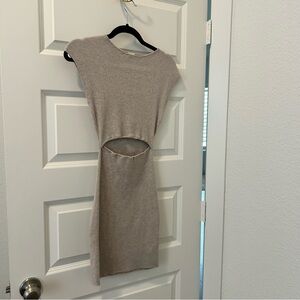 Wilfred Free
Cut-Out Knit Mini Dress